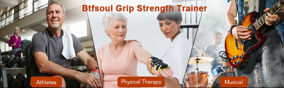 Adjustable Hand Exerciser and Finger Stretcher for Hand Therapy