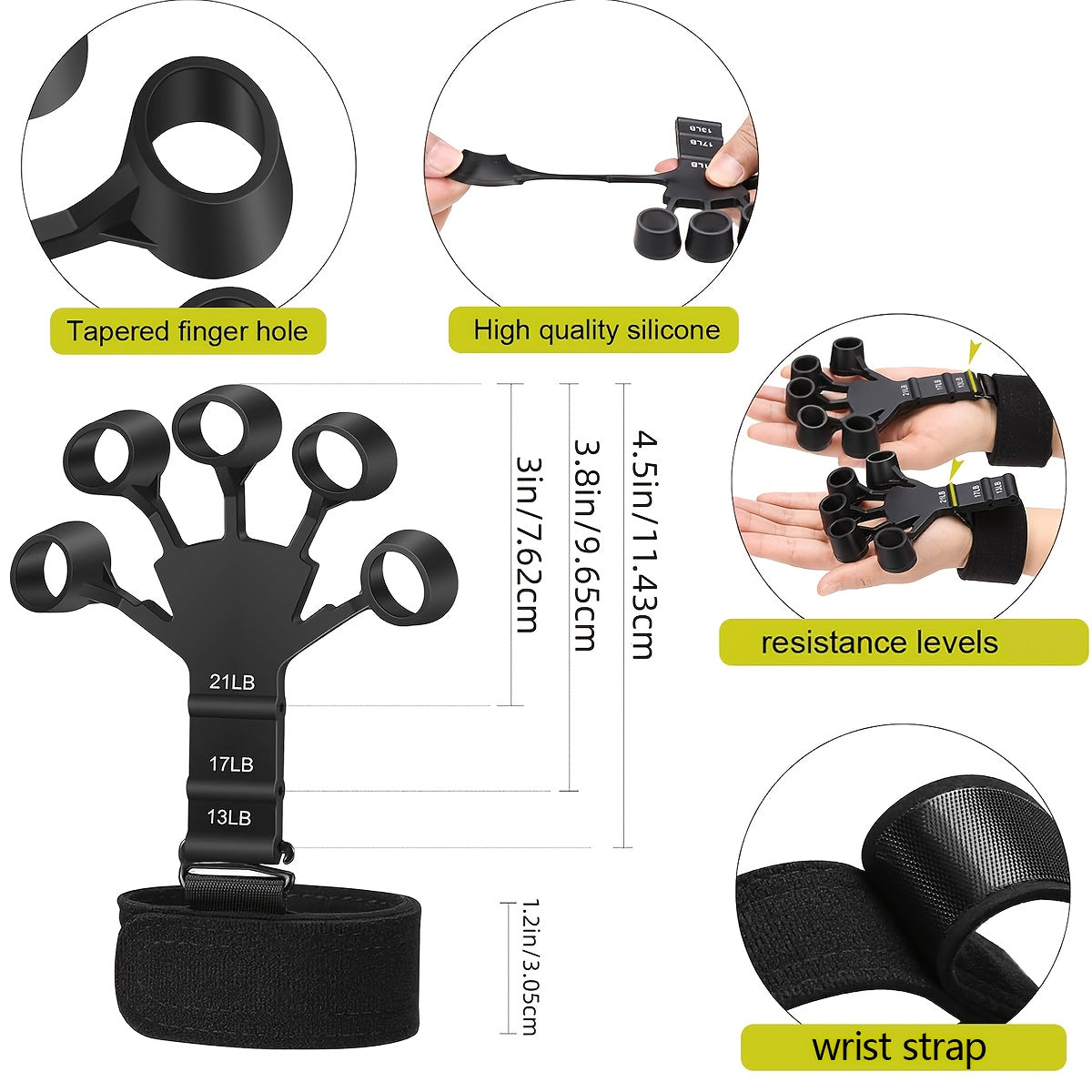 Grip Strength Trainer Kit (5 Pack)