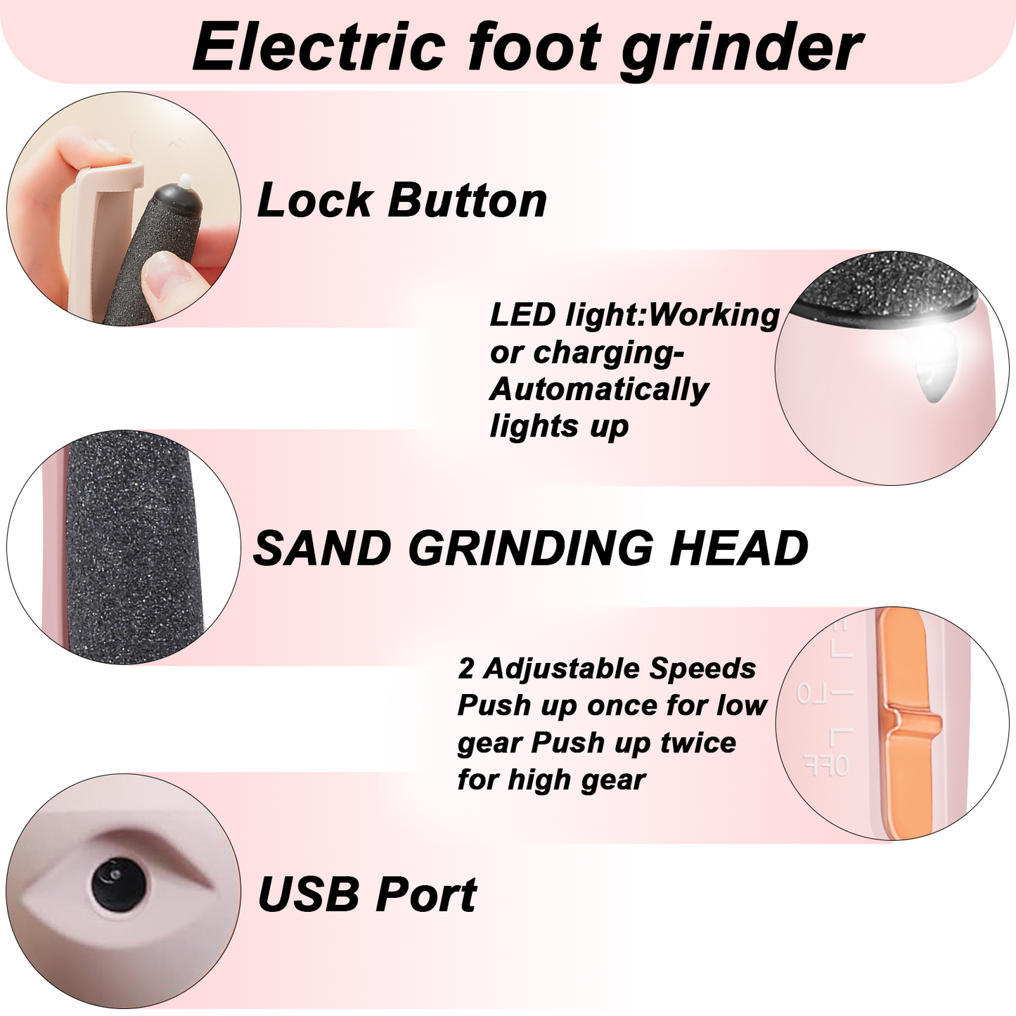 2 in 1 Pedicure Tools Foot Care Kit