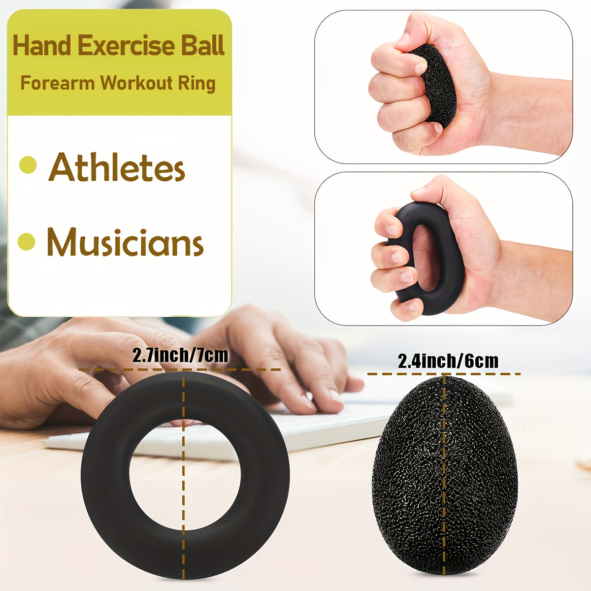Grip Strength Trainer Kit (5 Pack)