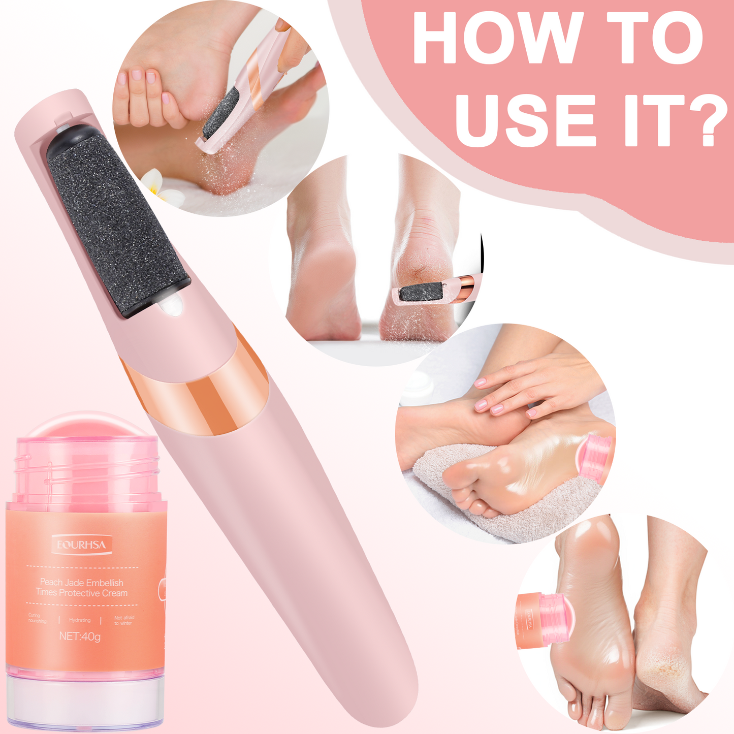 2 in 1 Pedicure Tools Foot Care Kit