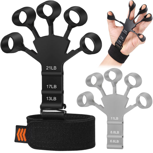 Adjustable Hand Exerciser and Finger Stretcher for Hand Therapy